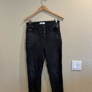 KanCan High Rise Black Jeans